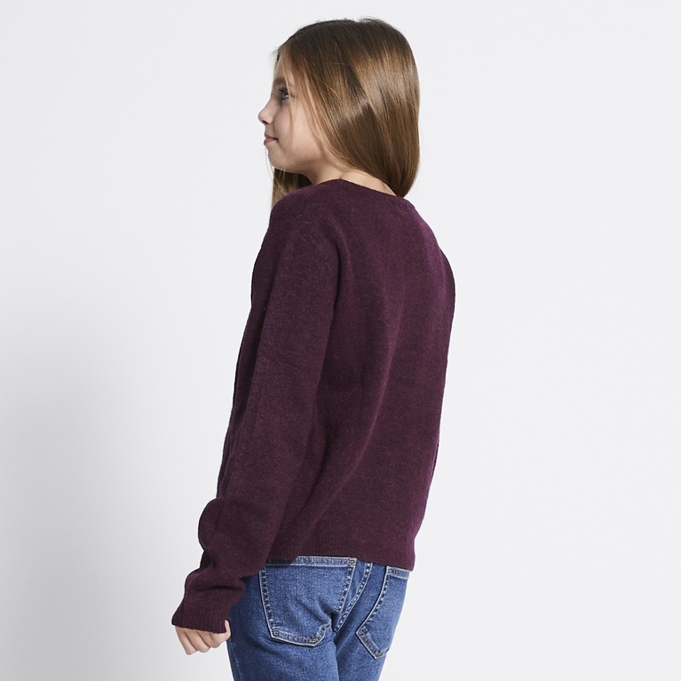 Basic knit cardigan "Siri star"